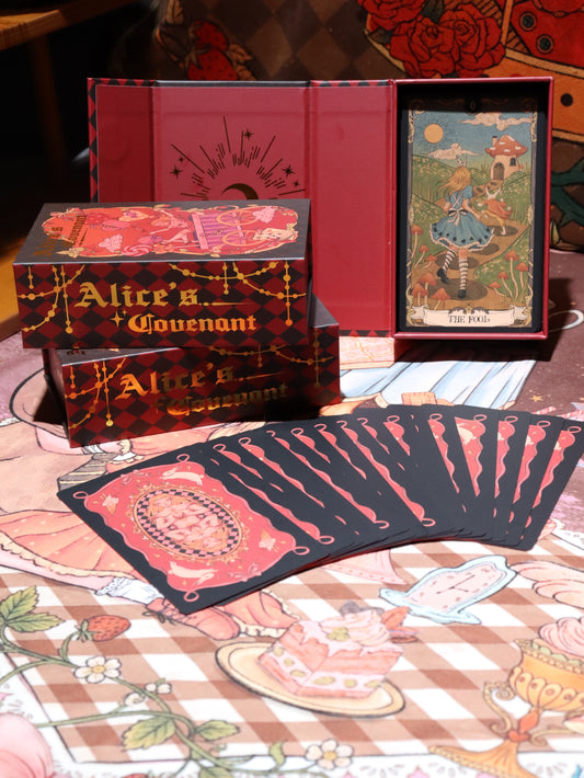 Alice’s Covenant Tarot Fantasy Tarot Deck Inspired by Alice in Wonderland