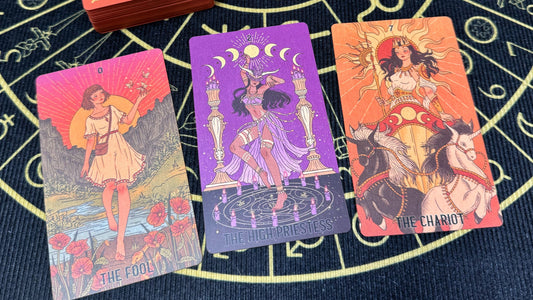 She's Wilderness Tarot Red Deluxe ——A Tribute to the Divine Feminine——All-Women Tarot Deck