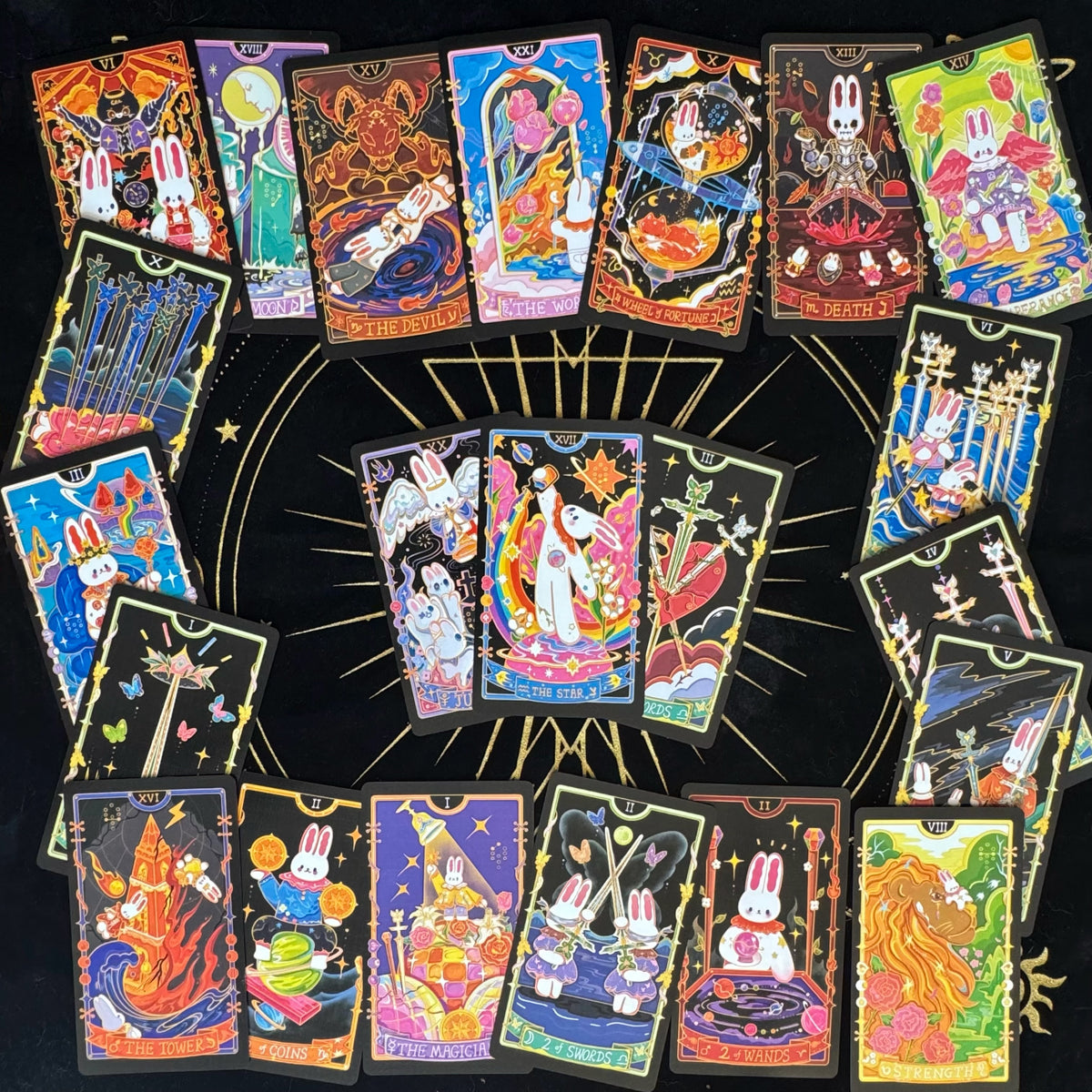 Galaxy Reverie Tarot——Cosmic Voyage Rabbit Tarot